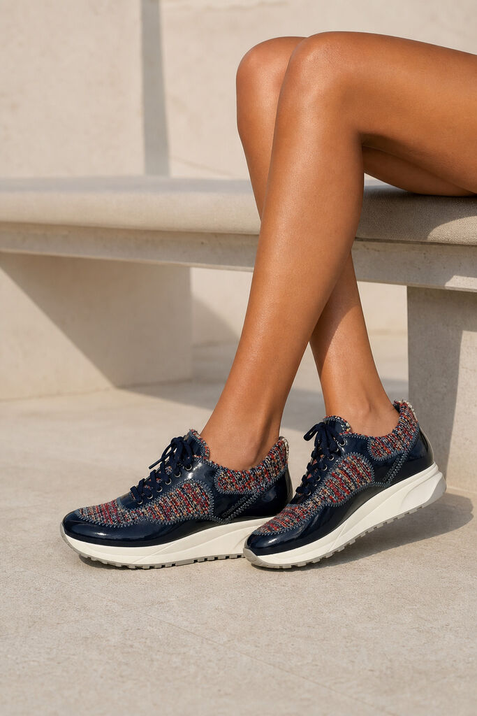 Shoes Vernice Bleu