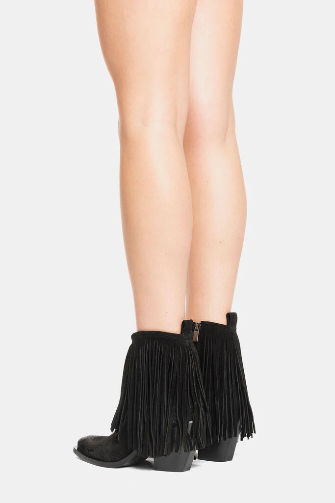 Ankle Boot Suede NERO