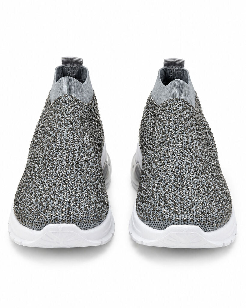 Shoes Sock/Strass GREY