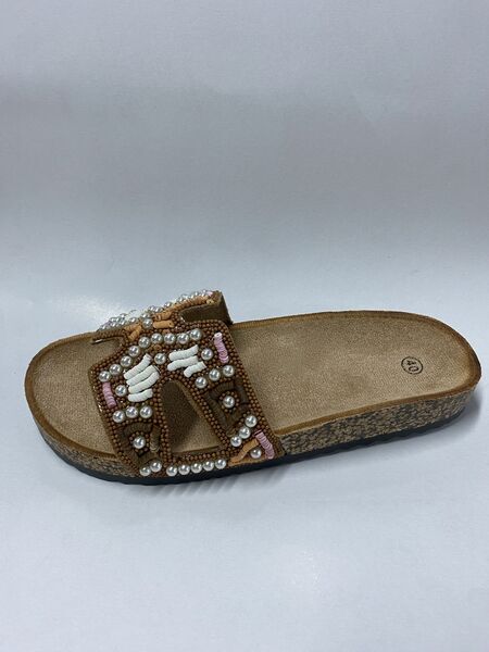 Flat Shoe Perlato CAMEL