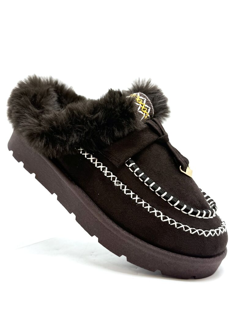 Clog Sue/Fur BROWN