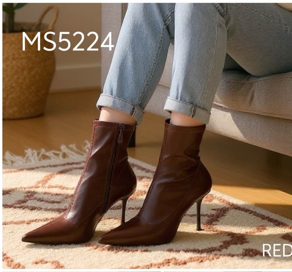 Ankle Boot Nappa BORDEAU