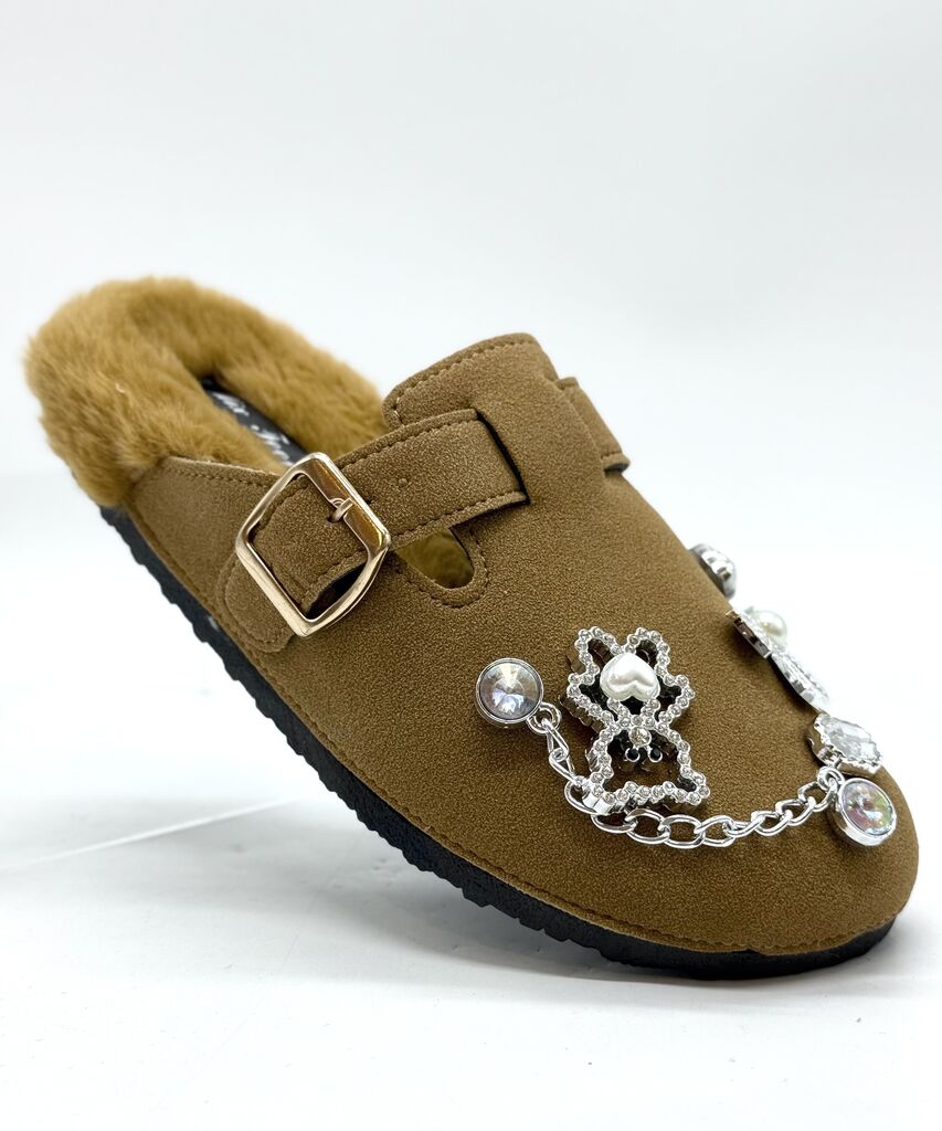 Clog Sue/Fur CAMEL