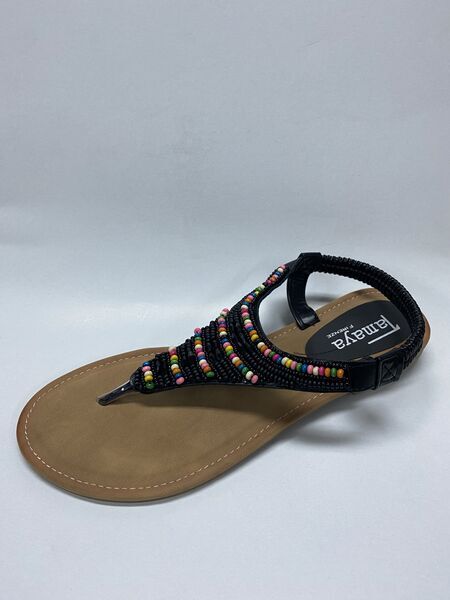 Flat Shoe Beads BLACK