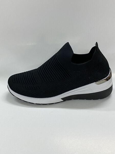 Sock BLK/WHI