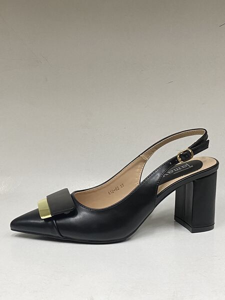 Sling-Back Nappa BLACK