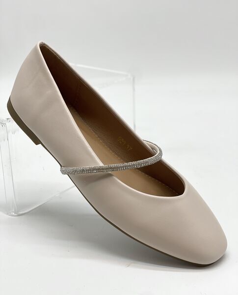 Mary Jane Shoe Nappa BEIGE