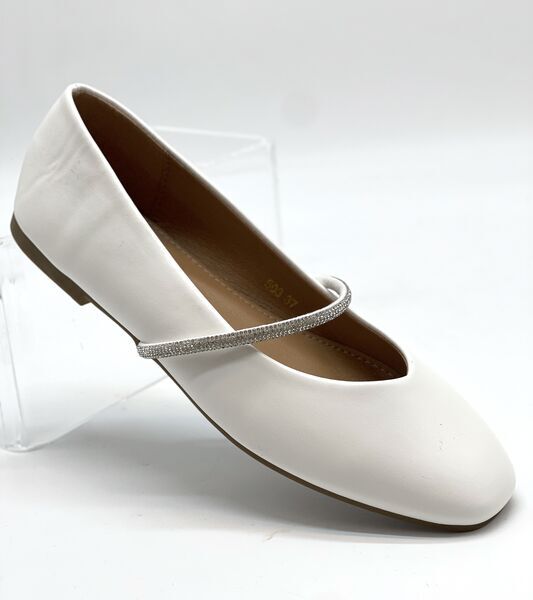 Mary Jane Shoe Nappa WHITE