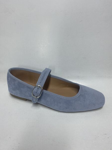 Mary Jane Shoe Suede BLUE