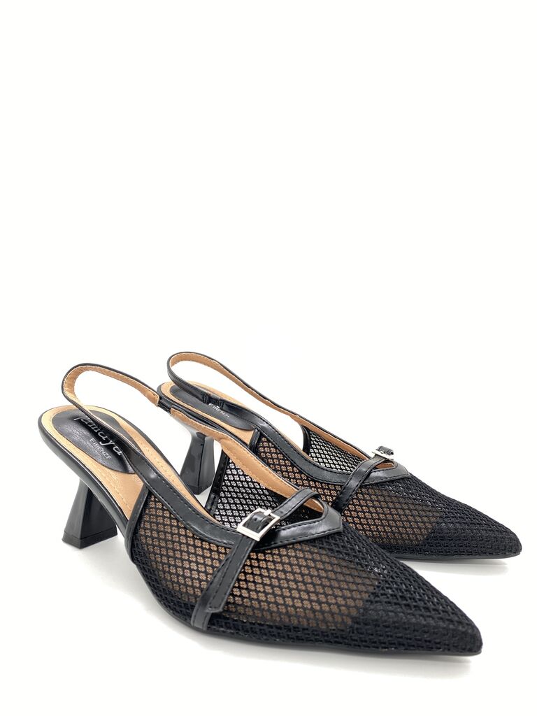 Sling-Back Mesh BLACK