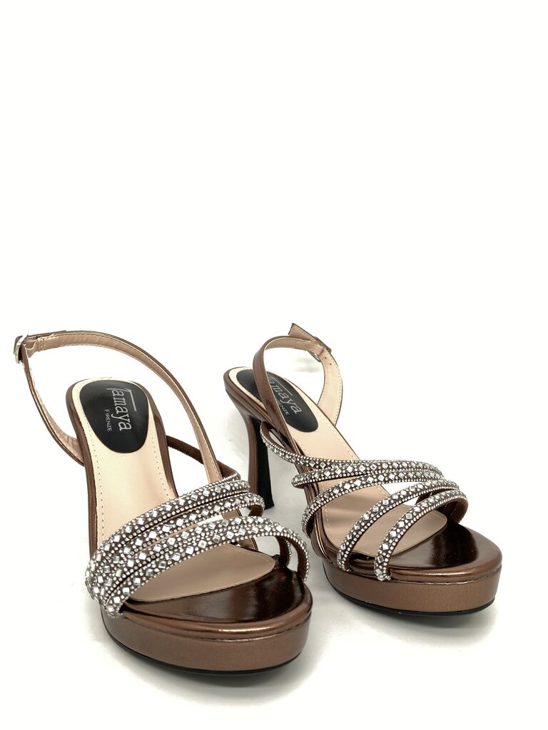 Sandal Strass BROWN