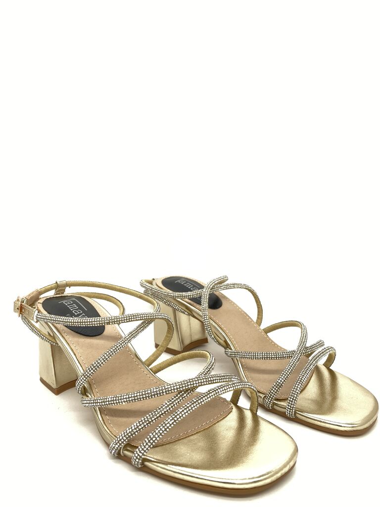 Sandal Strass GOLD