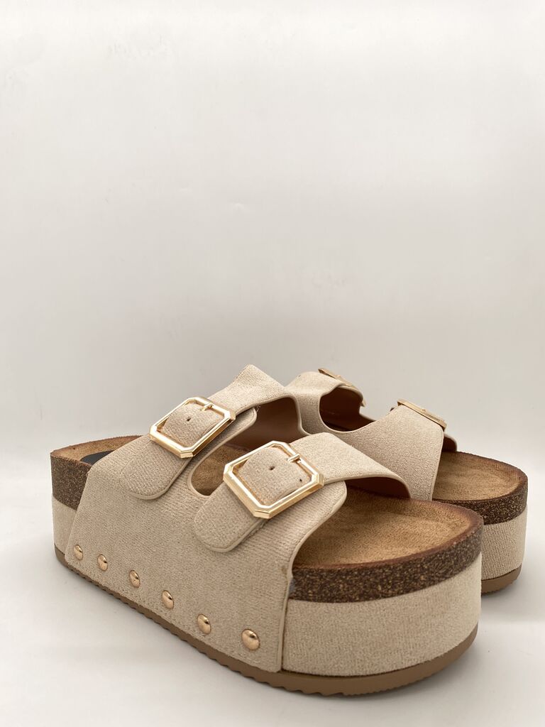 Slide Suede BEIGE