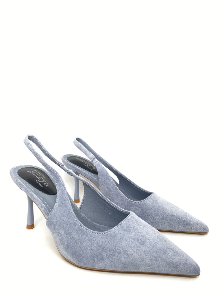Sling-Back Suede BLUE