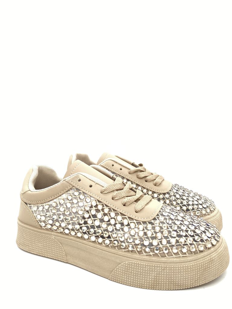 Sneaker Nap+Strass KHAKI