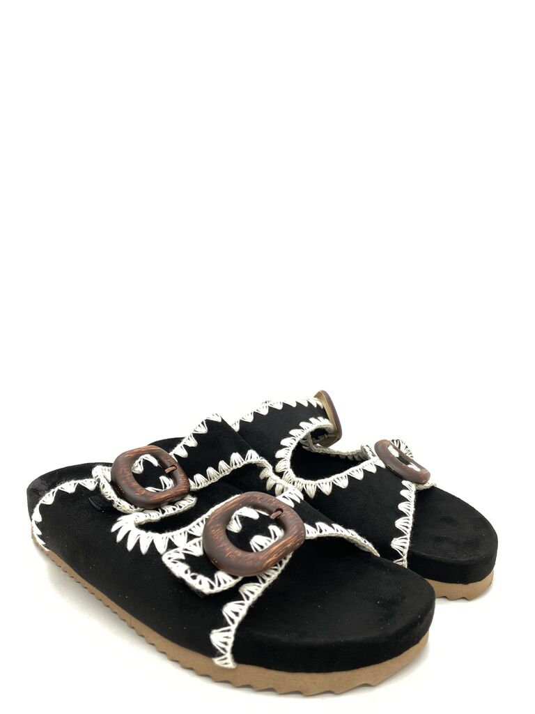 Slide Suede BLACK