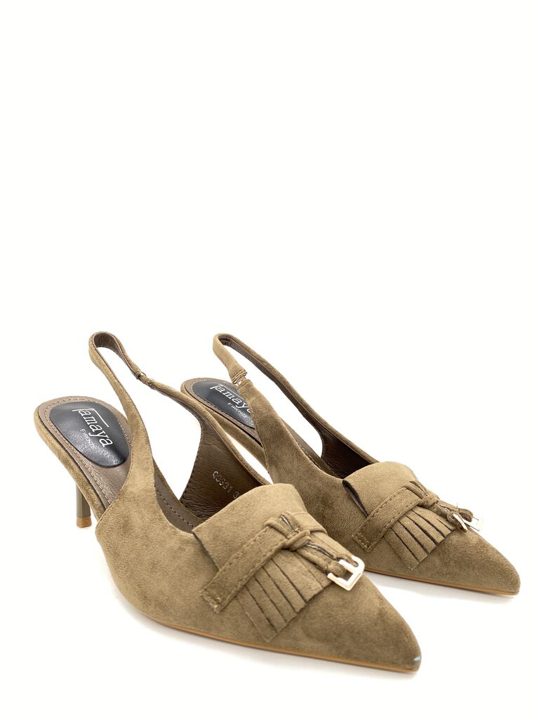 Sling-Back Suede GREEN