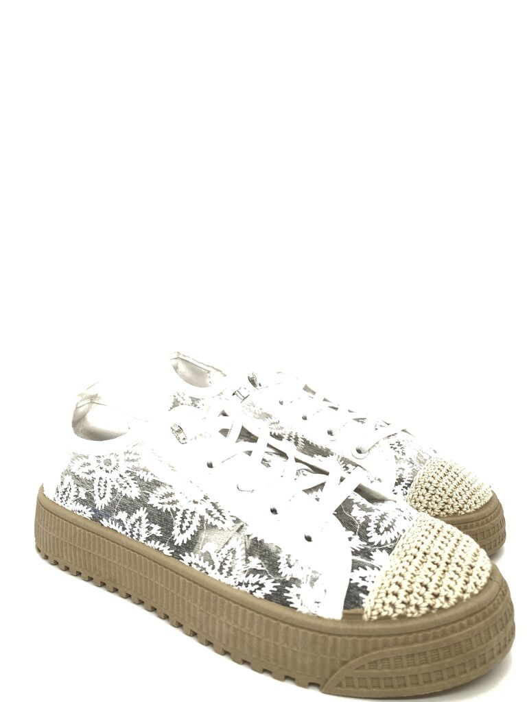 Sneaker Embroidery WHITE