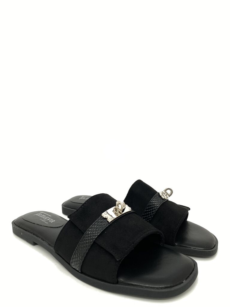 Slipper Suede BLACK