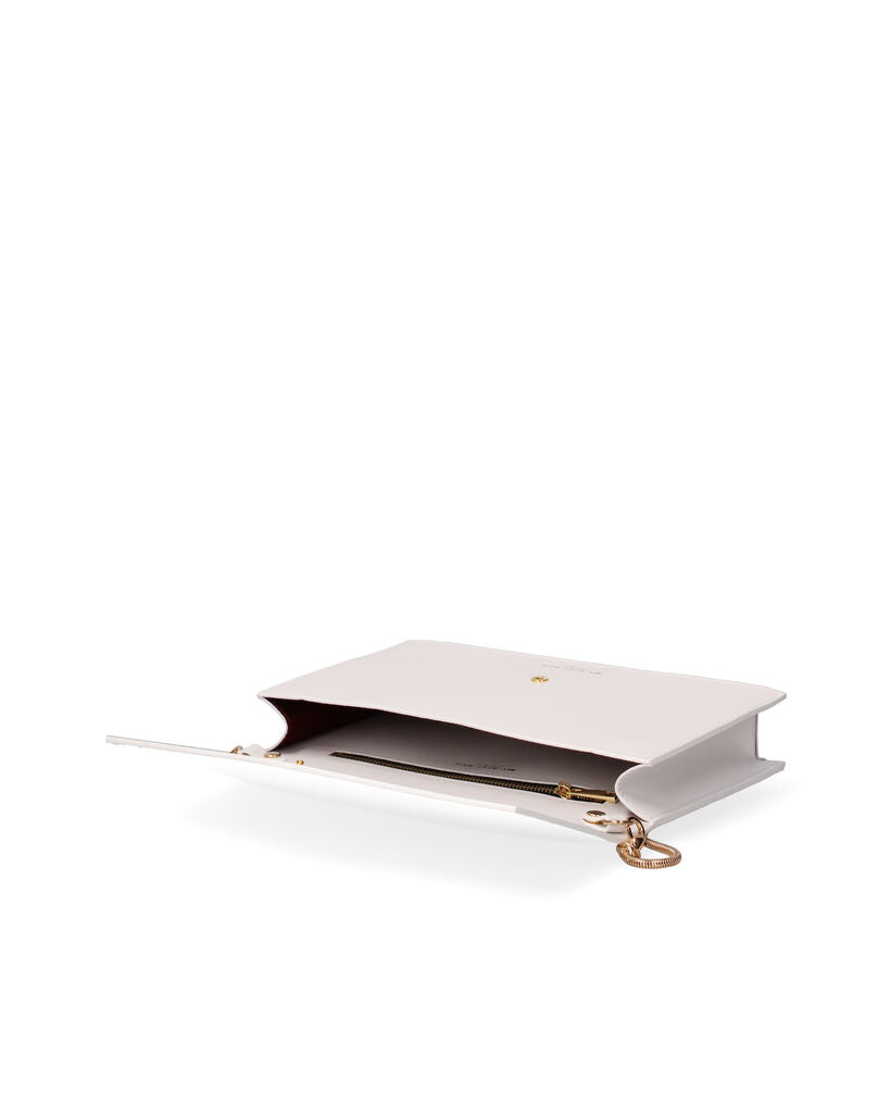 Light Pink Envelope Clutch with Magnetic Closure