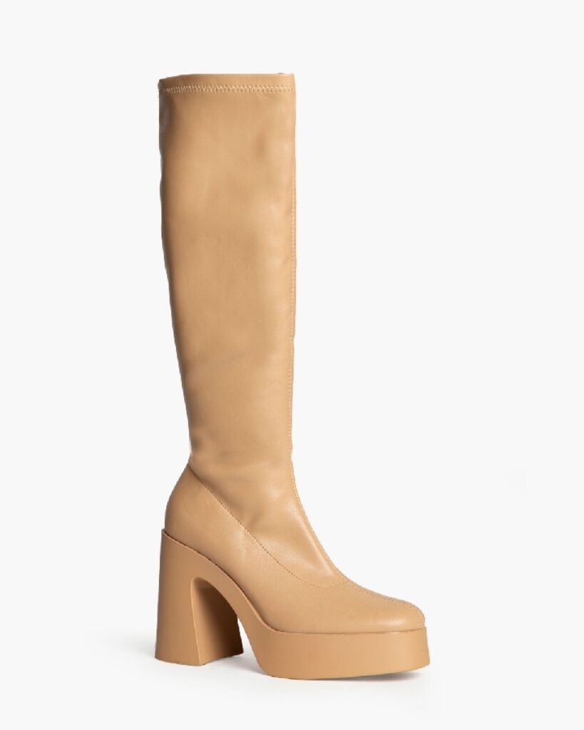 Knee High Boot Nappa CAMEL