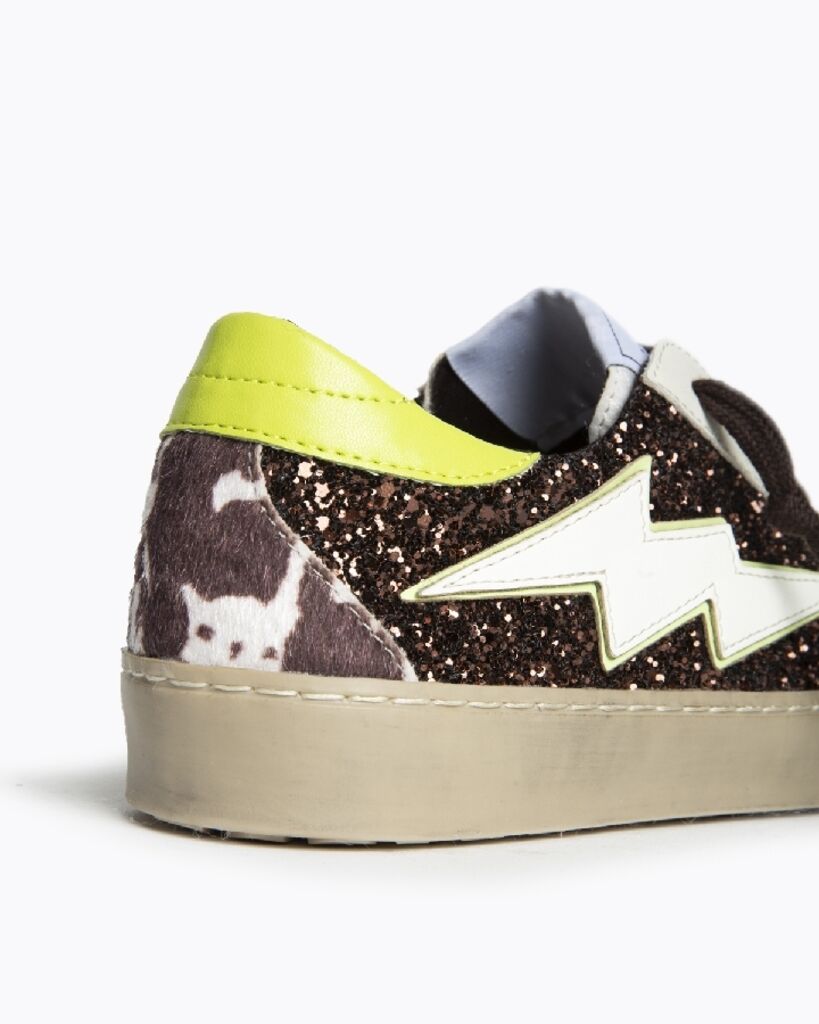 Sneaker Glitter CAFE