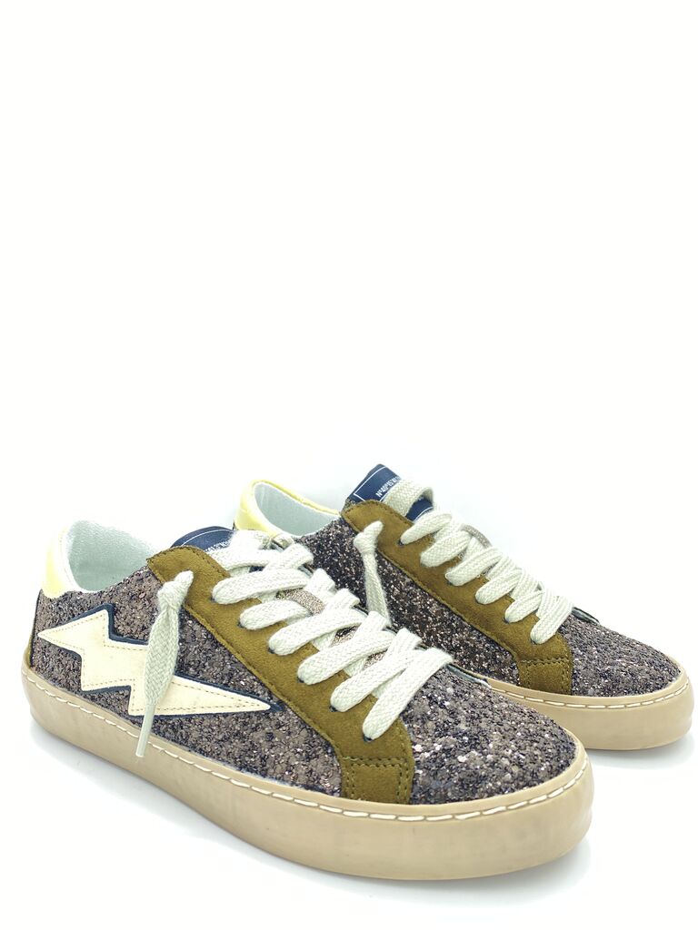 Sneaker Glitter KAKI