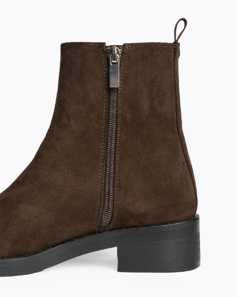 Brown Suede Chelsea Boots