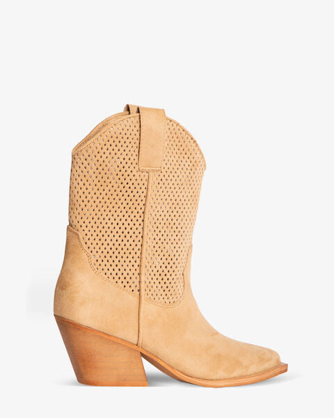 Western Boot Suede CAMEL