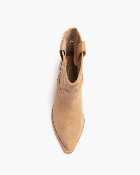 Western Boot Suede CAMEL