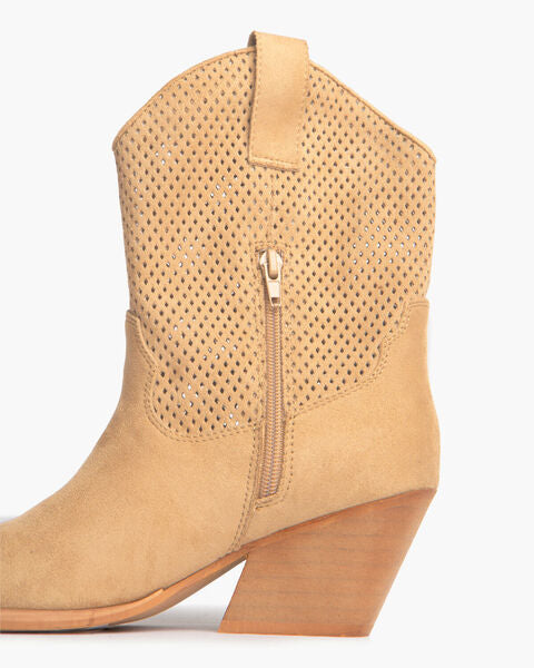 Western Boot Suede CAMEL