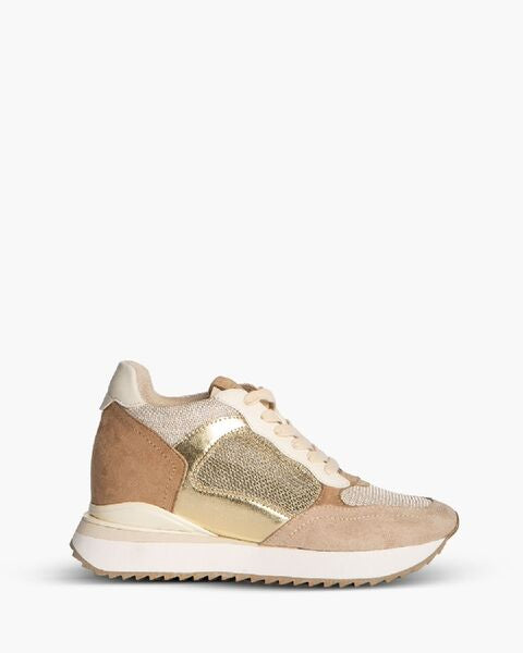 High Top Sneaker Mesh/Sue ORO