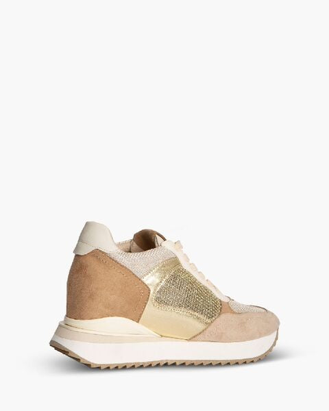 High Top Sneaker Mesh/Sue ORO