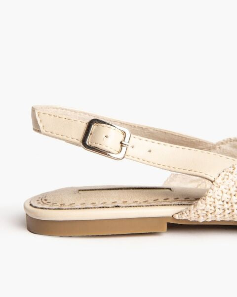Flat Shoe Intreccio NATURAL