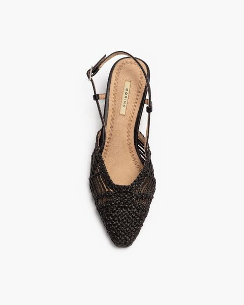 Sling-Back Intreccio NEGRO