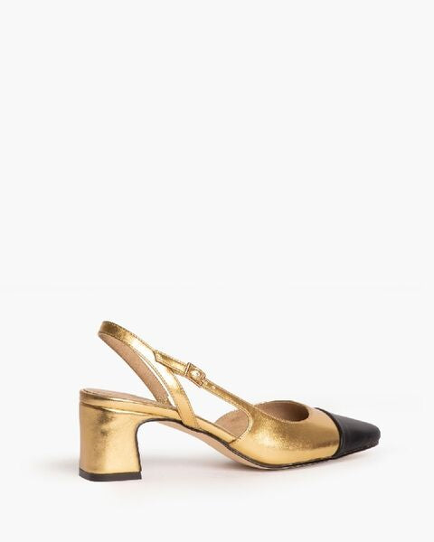 Sling-Back Laminato ORO