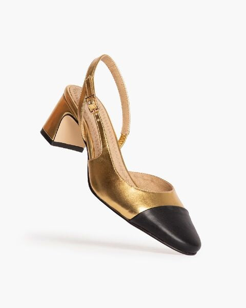 Sling-Back Laminato ORO