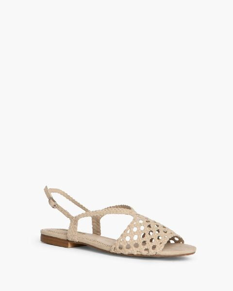 Flat Shoe Suede NATURAL