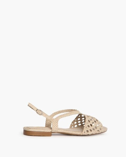 Flat Shoe Suede NATURAL
