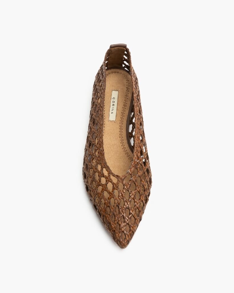 Ballerina Braided.Nappa MARRON