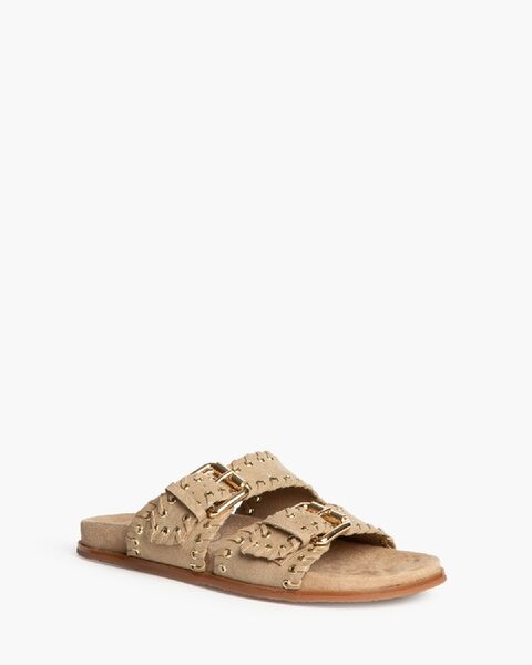 Flat Shoe Suede CAMEL