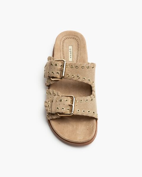 Flat Shoe Suede CAMEL