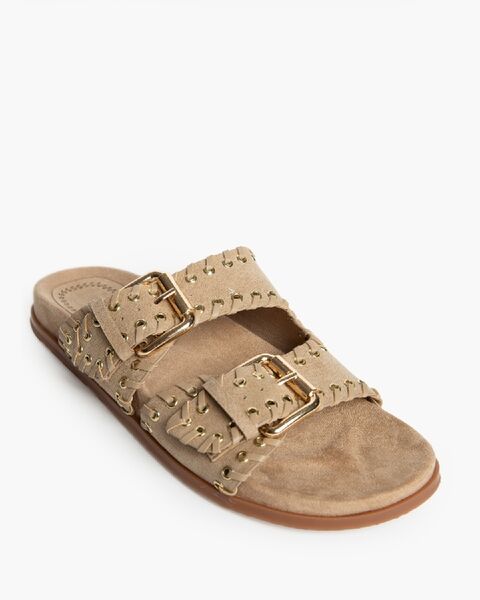 Flat Shoe Suede CAMEL