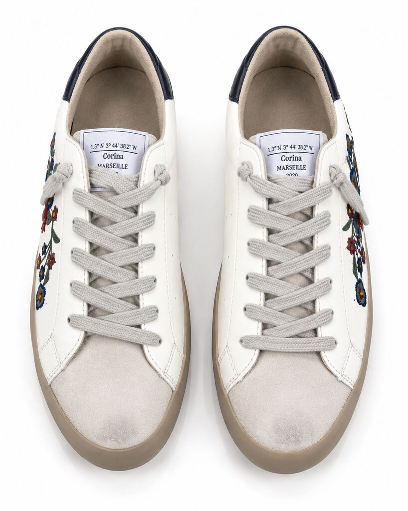 Sneaker Embroidery AZUL
