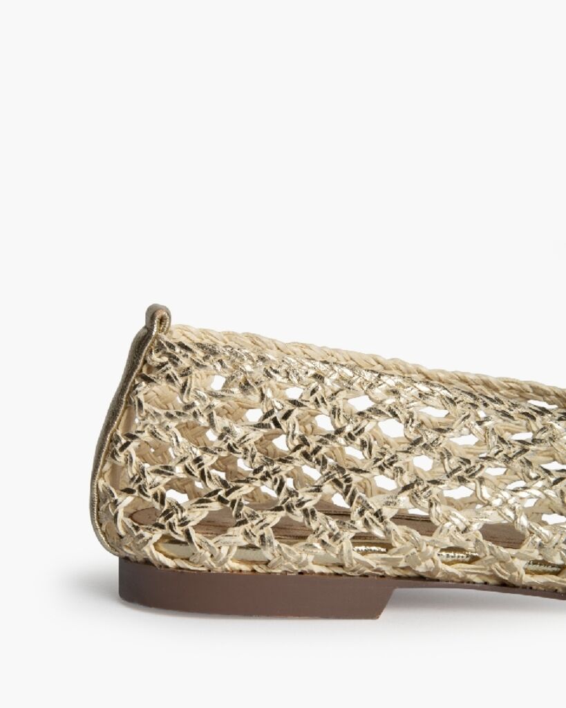 Ballerina Braided Laminato ORO