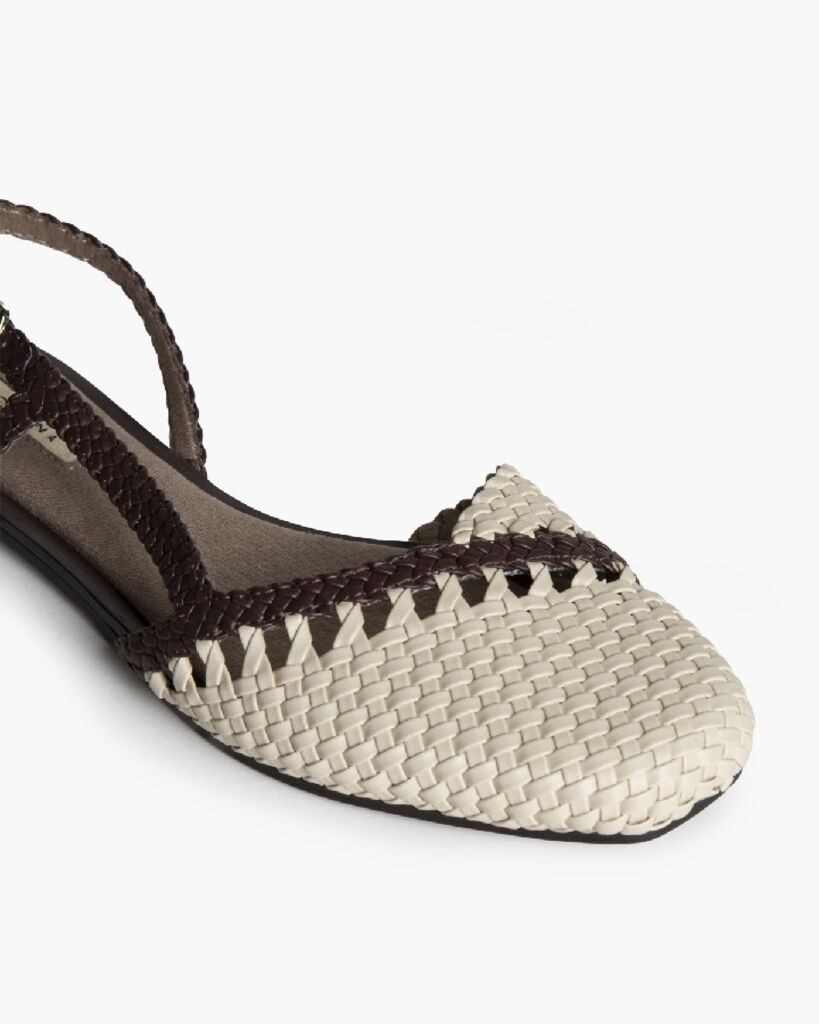 Flat Shoe Intreccio HIELO