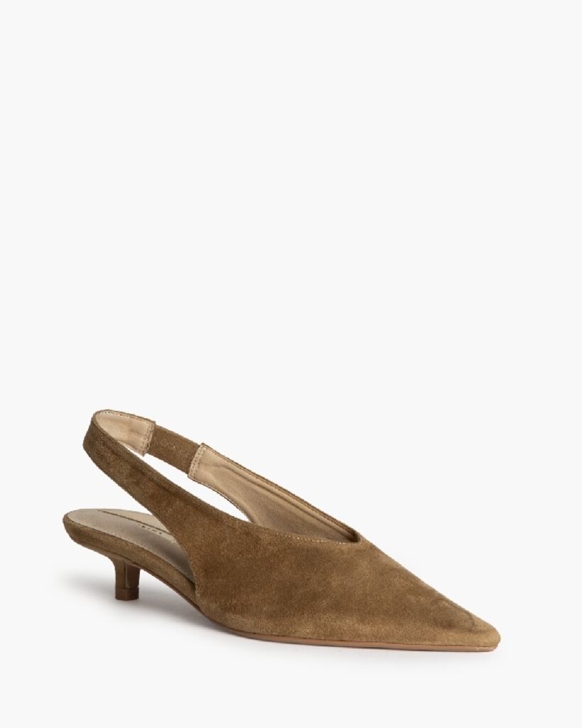 Sling-Back Suede CAMEL
