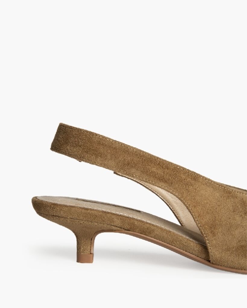 Sling-Back Suede CAMEL