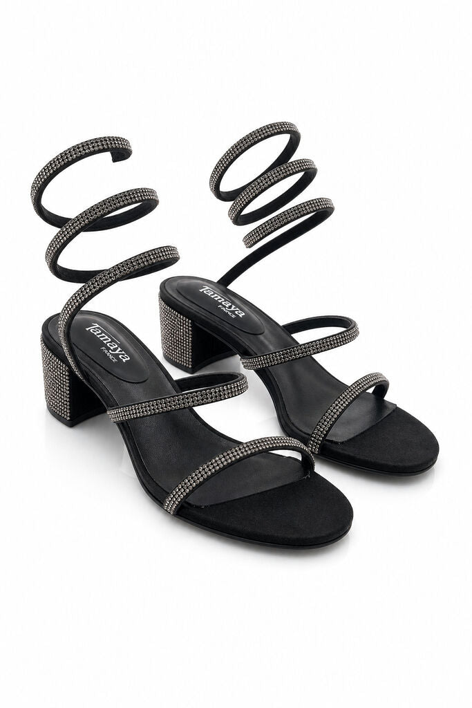 Shoes Strass BLACK