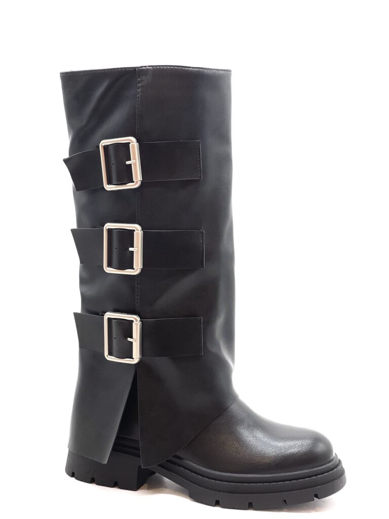 Knee High Boot Nappa BLACK